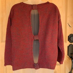 Patrizia Luca Open Back Knit Sweater